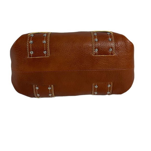 Vintage COLE HAAN Village tan leather hand bag purse - Picture 7 of 11